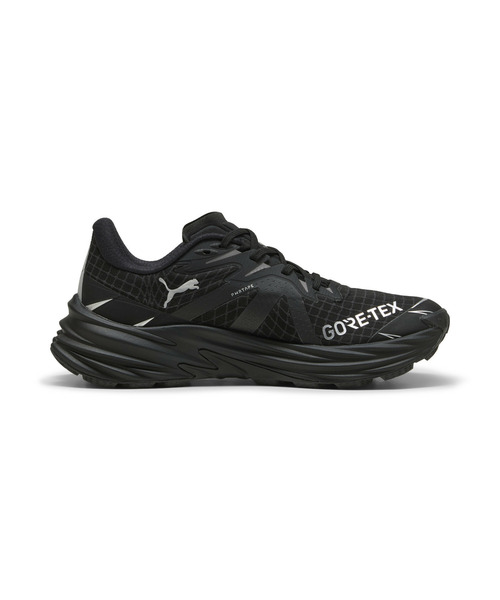 PUMA(プーマ)の「PUMA プーマ メンズ ファスト トラック ニトロ 4 ゴアテックス ランニングシ(スニーカー・メンズ・ブラック×シルバー・27.5cm/27.0cm/28.0cm/29.0cm/28.5cm/26.5cm/26.0cm/25.5cm)」の5枚目の写真