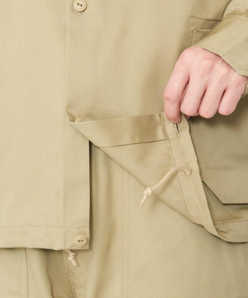 Dickies(ディッキーズ)の「Dickies/ディッキーズ G.W.C オーバーサイズワークシャツ長袖/ワークシャツ(シャツ/ブラウス・メンズ・ヘザーグレー/ベージュ/ブラック・MEDIUM/LARGE/X-LARGE)」の10枚目の写真