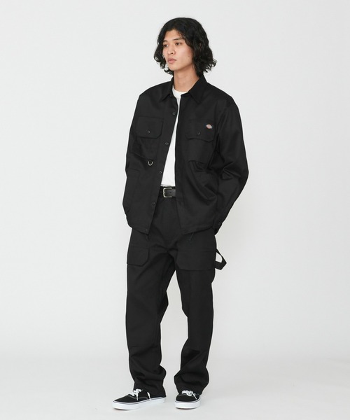Dickies(ディッキーズ)の「Dickies/ディッキーズ G.W.C オーバーサイズワークシャツ長袖/ワークシャツ(シャツ/ブラウス・メンズ・ヘザーグレー/ベージュ/ブラック・MEDIUM/LARGE/X-LARGE)」の12枚目の写真