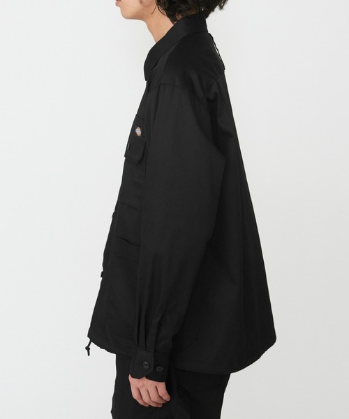 Dickies(ディッキーズ)の「Dickies/ディッキーズ G.W.C オーバーサイズワークシャツ長袖/ワークシャツ(シャツ/ブラウス・メンズ・ヘザーグレー/ベージュ/ブラック・MEDIUM/LARGE/X-LARGE)」の15枚目の写真