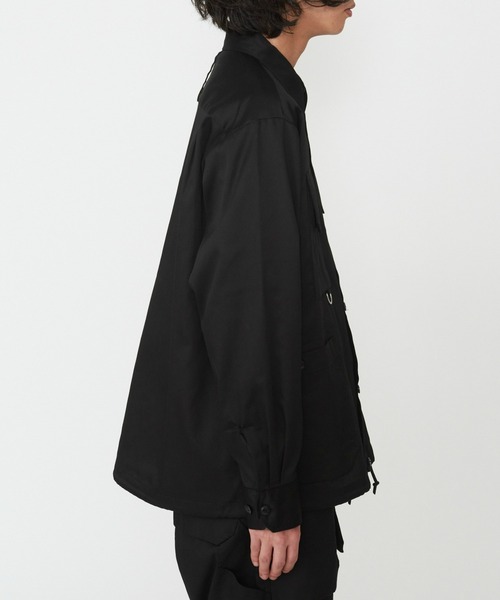 Dickies(ディッキーズ)の「Dickies/ディッキーズ G.W.C オーバーサイズワークシャツ長袖/ワークシャツ(シャツ/ブラウス・メンズ・ヘザーグレー/ベージュ/ブラック・MEDIUM/LARGE/X-LARGE)」の17枚目の写真