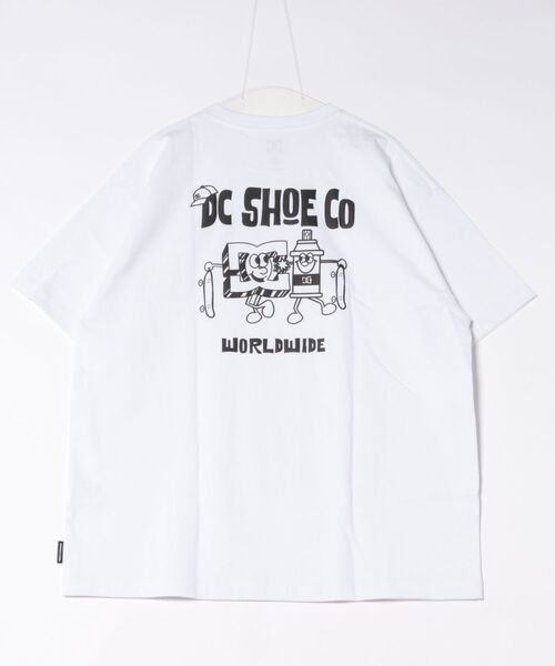 DC SHOES(ディーシーシューズ)の「DC SHOES メンズ 26 PLAY BUDDY SS Tシャツ 【2026年春夏モデル】/バックプリント半袖Tシャツ(Tシャツ/カットソー・メンズ・ホワイト/ブラック/ブラック系その他・MEDIUM/LARGE/X-LARGE)」の11枚目の写真
