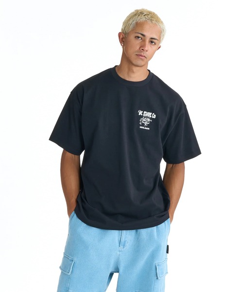 DC SHOES(ディーシーシューズ)の「DC SHOES メンズ 26 PLAY BUDDY SS Tシャツ 【2026年春夏モデル】/バックプリント半袖Tシャツ(Tシャツ/カットソー・メンズ・ホワイト/ブラック/ブラック系その他・MEDIUM/LARGE/X-LARGE)」の8枚目の写真