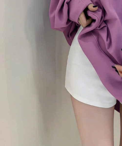 VIVID LADY(ビビッドレディー)の「スウェット チュニック トップス(スウェット・レディース・パープル/ベージュ/ピンク/マスタード/ブルー/グレー/ライトグレー/ホワイト/ワイン/ブラック/チャコールグレー/ライトブルー・FREE)」の21枚目の写真