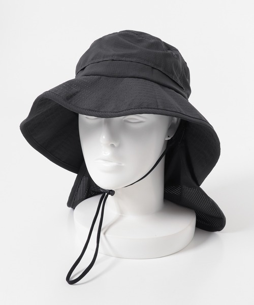 URBAN RESEARCH Sonny Label（アーバンリサーチサニーレーベル）の「ライトウエイトサンガードバケットハット（ハット・メンズ・ブラック/チャコールグレー・ONE）」の3枚目の写真