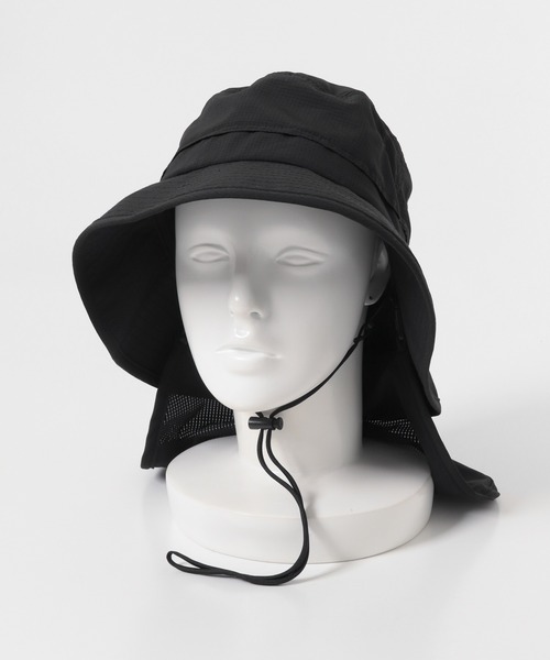URBAN RESEARCH Sonny Label（アーバンリサーチサニーレーベル）の「ライトウエイトサンガードバケットハット（ハット・メンズ・ブラック/チャコールグレー・ONE）」の4枚目の写真