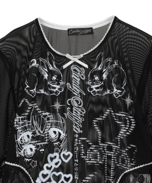 セール】MAGICAL GIRL TATTOO LACE トップス（Tシャツ/カットソー
