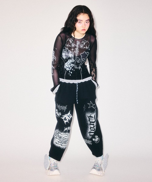 セール】MAGICAL GIRL TATTOO LACE トップス（Tシャツ/カットソー