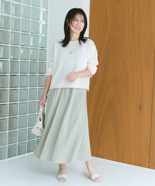 COHINA（コヒナ）の「レイヤードデザインキャミワンピース 【低身長・小柄女性】（ワンピース・レディース・ブラック/グリーン/ベージュ・SHORT/REGULAR）」の21枚目の写真