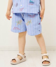 apres les cours | サマーモチーフ総柄刺繍ハーフパンツ(その他パンツ)