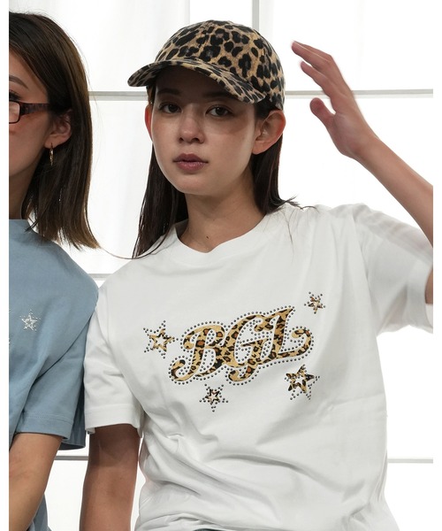 BGL（ビージーエル）の「STAR LOGO TEE / スター / 星柄 / キラキラ / スタッズ / Y2K / 韓国　半袖Tシャツ（Tシャツ/カットソー・レディース・ライトピンク/ネイビー/ホワイト/ブルー/ブラック・S/L/M）」の21枚目の写真