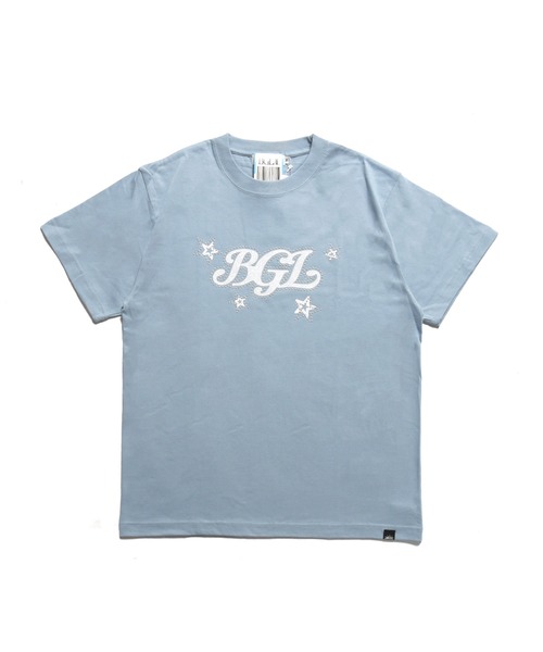 BGL（ビージーエル）の「STAR LOGO TEE / スター / 星柄 / キラキラ / スタッズ / Y2K / 韓国　半袖Tシャツ（Tシャツ/カットソー・レディース・ライトピンク/ネイビー/ホワイト/ブルー/ブラック・S/L/M）」の8枚目の写真