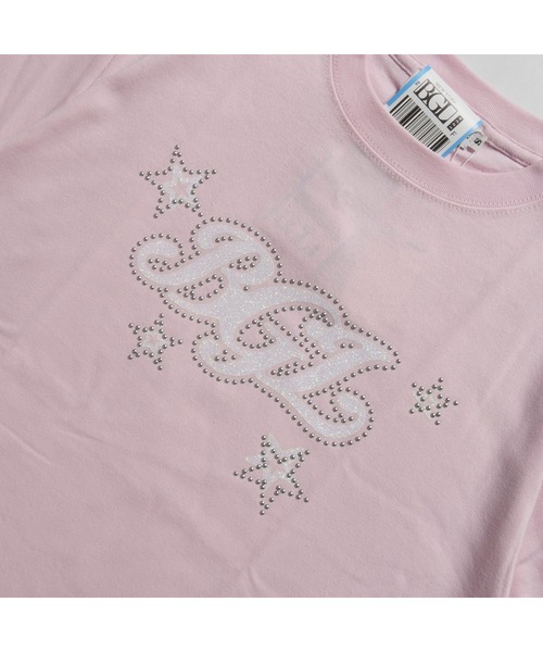 BGL（ビージーエル）の「STAR LOGO TEE / スター / 星柄 / キラキラ / スタッズ / Y2K / 韓国　半袖Tシャツ（Tシャツ/カットソー・レディース・ライトピンク/ネイビー/ホワイト/ブルー/ブラック・S/L/M）」の15枚目の写真