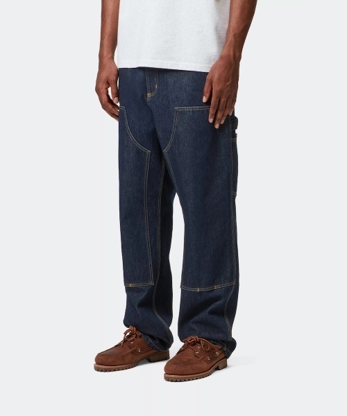 Carhartt WIP(カーハートダブリューアイピー)の「Carhartt WIP DOUBLE KNEE PANT(カーハートワークインプログレス ダブルニーパンツ)(デニムパンツ・メンズ・ネイビー系・28/30/32/34/36)」の5枚目の写真