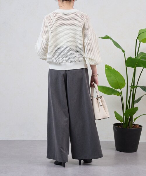 Jena espace merveilleux(ジェナ エスパスメルヴェイユ)の「テンセルイージーワイドPT(その他パンツ・レディース・アイボリー/ブラック/ブルー・FREE)」の18枚目の写真