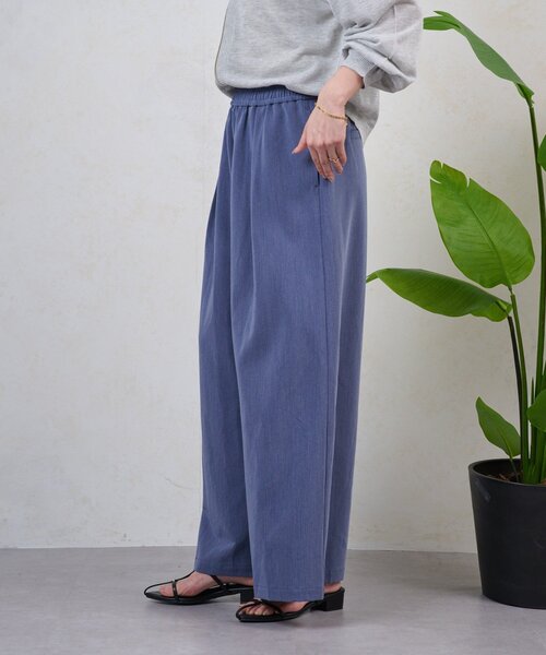 Jena espace merveilleux(ジェナ エスパスメルヴェイユ)の「テンセルイージーワイドPT(その他パンツ・レディース・アイボリー/ブラック/ブルー・FREE)」の12枚目の写真