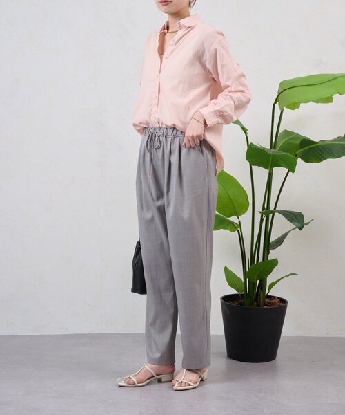 Jena espace merveilleux(ジェナ エスパスメルヴェイユ)の「イージータックテーパードパンツ(その他パンツ・レディース・ブラック/グレー/ベージュ・FREE)」の10枚目の写真