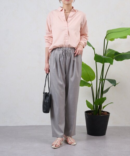 Jena espace merveilleux(ジェナ エスパスメルヴェイユ)の「イージータックテーパードパンツ(その他パンツ・レディース・ブラック/グレー/ベージュ・FREE)」の12枚目の写真