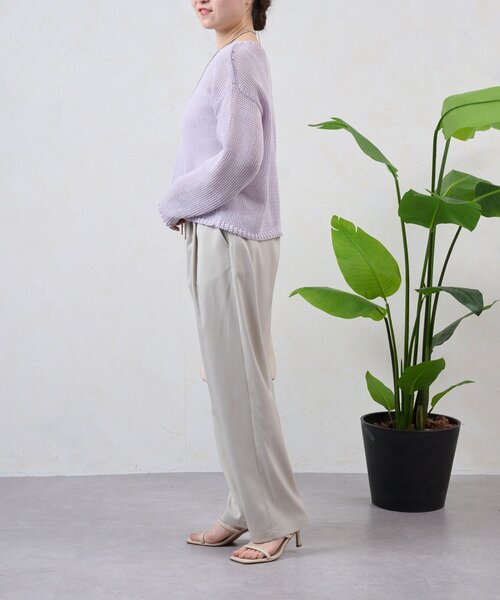 Jena espace merveilleux(ジェナ エスパスメルヴェイユ)の「イージータックテーパードパンツ(その他パンツ・レディース・ブラック/グレー/ベージュ・FREE)」の21枚目の写真