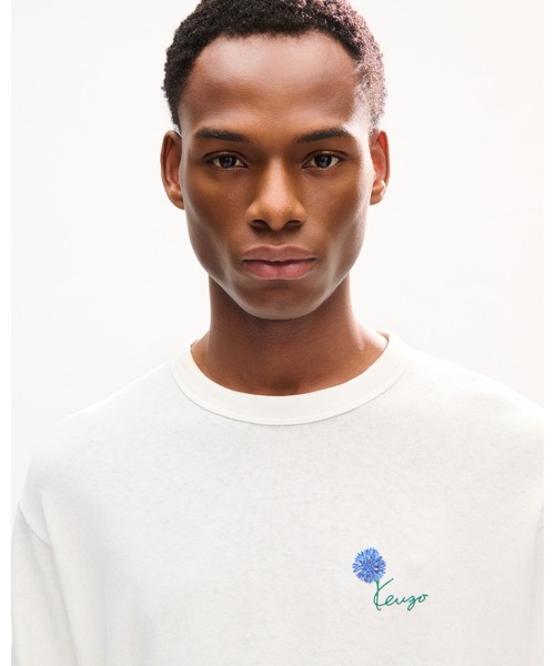 KENZO(ケンゾー)の「'KENZO Tulip' ロングスリーブ Tシャツ イン コットン(Tシャツ/カットソー・メンズ・ホワイト系その他・LARGE/MEDIUM/SMALL/X-SMALL)」の5枚目の写真