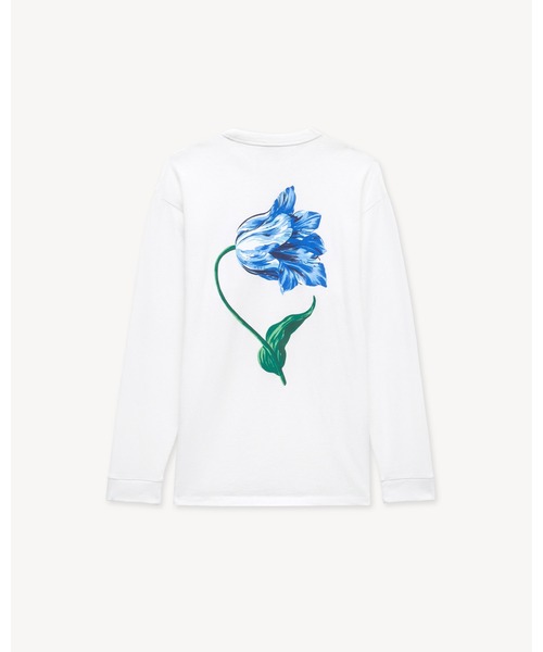 KENZO(ケンゾー)の「'KENZO Tulip' ロングスリーブ Tシャツ イン コットン(Tシャツ/カットソー・メンズ・ホワイト系その他・LARGE/MEDIUM/SMALL/X-SMALL)」の3枚目の写真