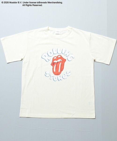 MARKEY'S(マーキーズ)の「【THE ROLLING STONES】別注 S/S Tee/おとな(Tシャツ/カットソー・レディース・チャコール/オフホワイト・180cm/160cm)」の4枚目の写真