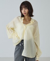 アバハウスドゥヴィネット　刺繍長袖ブラウス Abahouse Devinette｜アバハウス ドゥヴィネット（レディース）の