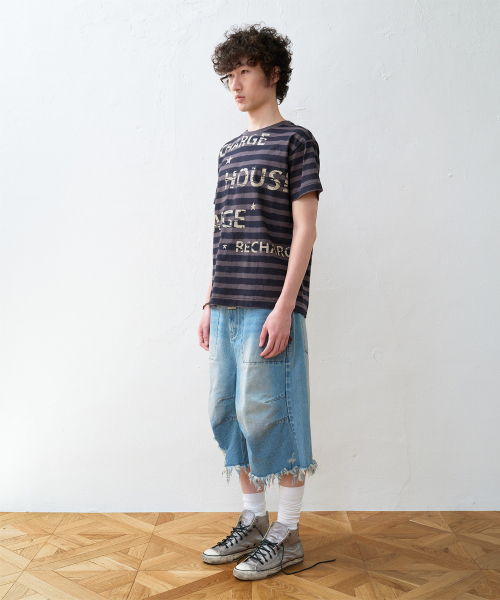 THEVINYLHOUSE(ザバイニルハウス)の「DESTROYED DENIM SHORTS LIGHT BLUE(その他パンツ・メンズ・その他・SMALL/MEDIUM/LARGE)」の5枚目の写真
