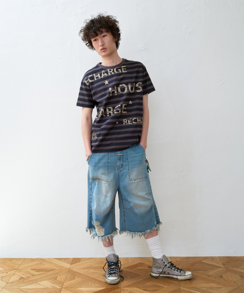 THEVINYLHOUSE(ザバイニルハウス)の「DESTROYED DENIM SHORTS LIGHT BLUE(その他パンツ・メンズ・その他・SMALL/MEDIUM/LARGE)」の7枚目の写真
