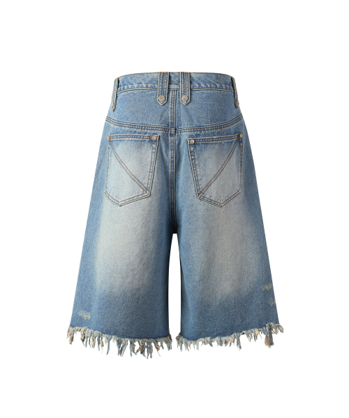 THEVINYLHOUSE(ザバイニルハウス)の「DESTROYED DENIM SHORTS LIGHT BLUE(その他パンツ・メンズ・その他・SMALL/MEDIUM/LARGE)」の14枚目の写真