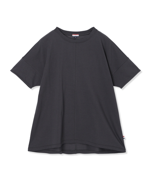 Petit Honfleur（プチオンフルール）の「袖切替チュニックプルオーバー【接触冷感・UVカット・日本製】（Tシャツ/カットソー・レディース・グレー/チャコールグレー/ブラック・M/L）」の14枚目の写真