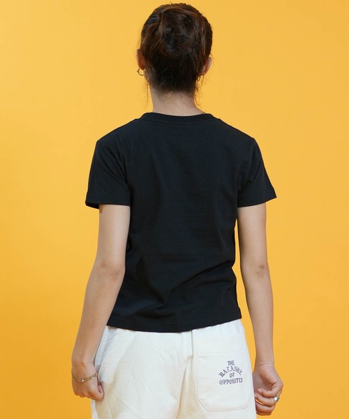 ムラサキスポーツ（ムラサキスポーツ）の「【ムラサキスポーツ限定】ムラサキ × RVCA ルーカ コラボレーション Tシャツ BG04CP02（Tシャツ/カットソー・レディース・ホワイト/ブラック/ピンク・S/M）」の12枚目の写真