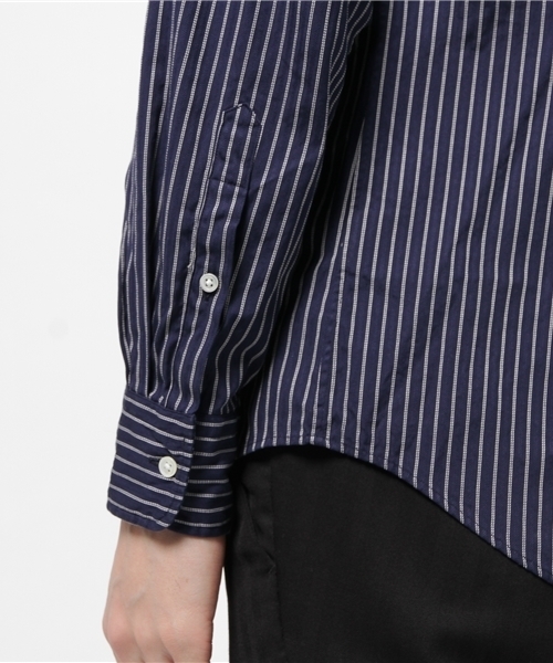 SHIPS(シップス)の「SC: SHIPS(シップス) 16SS ドビー織り ロンドンストライプ セミワイドカラー シャツ(シャツ/ブラウス・メンズ・ホワイト/ライトブルー/ネイビー/ダークブルー・SMALL/X-LARGE/MEDIUM/LARGE)」の14枚目の写真