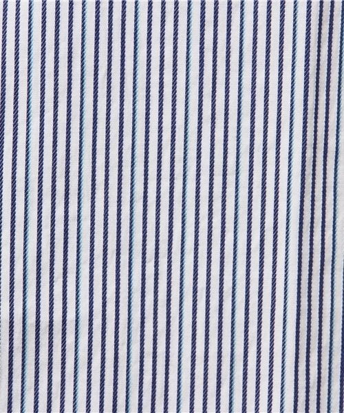 SHIPS(シップス)の「SC: SHIPS(シップス) 16SS ドビー織り ロンドンストライプ セミワイドカラー シャツ(シャツ/ブラウス・メンズ・ホワイト/ライトブルー/ネイビー/ダークブルー・SMALL/X-LARGE/MEDIUM/LARGE)」の7枚目の写真