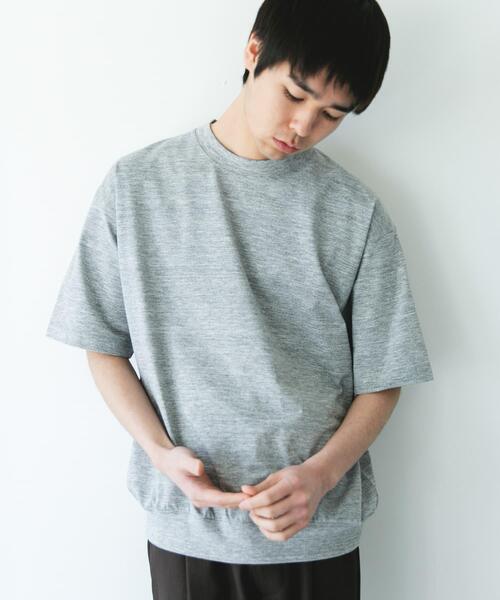 URBAN RESEARCH DOORS(アーバンリサーチドアーズ)の「『吸水速乾/防シワ/抗ピリング/UVカット/イージーケア』DRYMIX クルーネック ショートスリーブ スウェットTシャツ(Tシャツ/カットソー・メンズ・グレー/ブラウン/ネイビー・LARGE/MEDIUM)」の5枚目の写真