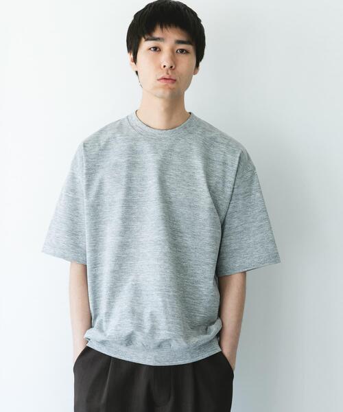 URBAN RESEARCH DOORS(アーバンリサーチドアーズ)の「『吸水速乾/防シワ/抗ピリング/UVカット/イージーケア』DRYMIX クルーネック ショートスリーブ スウェットTシャツ(Tシャツ/カットソー・メンズ・グレー/ブラウン/ネイビー・LARGE/MEDIUM)」の6枚目の写真
