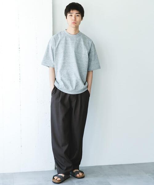 URBAN RESEARCH DOORS(アーバンリサーチドアーズ)の「『吸水速乾/防シワ/抗ピリング/UVカット/イージーケア』DRYMIX クルーネック ショートスリーブ スウェットTシャツ(Tシャツ/カットソー・メンズ・グレー/ブラウン/ネイビー・LARGE/MEDIUM)」の8枚目の写真