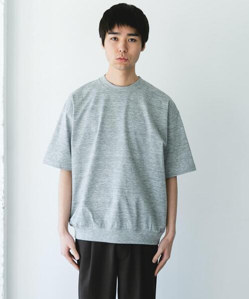 URBAN RESEARCH DOORS(アーバンリサーチドアーズ)の「『吸水速乾/防シワ/抗ピリング/UVカット/イージーケア』DRYMIX クルーネック ショートスリーブ スウェットTシャツ(Tシャツ/カットソー・メンズ・グレー/ブラウン/ネイビー・LARGE/MEDIUM)」の9枚目の写真