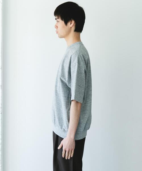 URBAN RESEARCH DOORS(アーバンリサーチドアーズ)の「『吸水速乾/防シワ/抗ピリング/UVカット/イージーケア』DRYMIX クルーネック ショートスリーブ スウェットTシャツ(Tシャツ/カットソー・メンズ・グレー/ブラウン/ネイビー・LARGE/MEDIUM)」の10枚目の写真