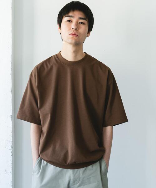 URBAN RESEARCH DOORS(アーバンリサーチドアーズ)の「『吸水速乾/防シワ/抗ピリング/UVカット/イージーケア』DRYMIX クルーネック ショートスリーブ スウェットTシャツ(Tシャツ/カットソー・メンズ・グレー/ブラウン/ネイビー・LARGE/MEDIUM)」の14枚目の写真