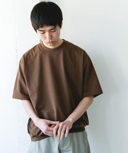 URBAN RESEARCH DOORS(アーバンリサーチドアーズ)の「『吸水速乾/防シワ/抗ピリング/UVカット/イージーケア』DRYMIX クルーネック ショートスリーブ スウェットTシャツ(Tシャツ/カットソー・メンズ・グレー/ブラウン/ネイビー・LARGE/MEDIUM)」の16枚目の写真