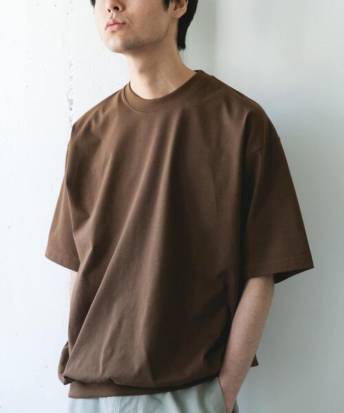 URBAN RESEARCH DOORS(アーバンリサーチドアーズ)の「『吸水速乾/防シワ/抗ピリング/UVカット/イージーケア』DRYMIX クルーネック ショートスリーブ スウェットTシャツ(Tシャツ/カットソー・メンズ・グレー/ブラウン/ネイビー・LARGE/MEDIUM)」の17枚目の写真