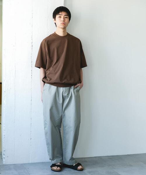 URBAN RESEARCH DOORS(アーバンリサーチドアーズ)の「『吸水速乾/防シワ/抗ピリング/UVカット/イージーケア』DRYMIX クルーネック ショートスリーブ スウェットTシャツ(Tシャツ/カットソー・メンズ・グレー/ブラウン/ネイビー・LARGE/MEDIUM)」の18枚目の写真