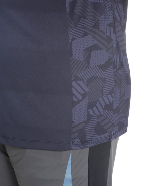 EXCELLENT FINE(エクセレント ファイン)の「Tシャツ ノースリーブ メンズ 大きいサイズ ベア天竺 総柄プリント クルーネック タンクトップ EXCELLENT FINE (エクセレントファイン)(Tシャツ/カットソー・メンズ・ネイビー/ダークグレー・X2(4L~5L)/X4(8L~9L)/X1(3L~4L)/X3(6L~7L))」の15枚目の写真
