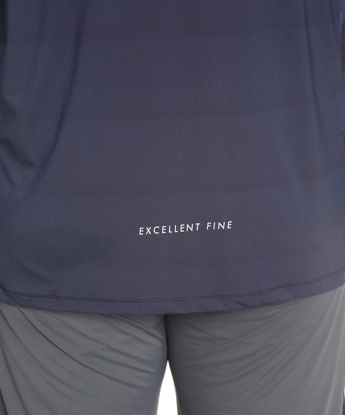 EXCELLENT FINE(エクセレント ファイン)の「Tシャツ ノースリーブ メンズ 大きいサイズ ベア天竺 総柄プリント クルーネック タンクトップ EXCELLENT FINE (エクセレントファイン)(Tシャツ/カットソー・メンズ・ネイビー/ダークグレー・X2(4L~5L)/X4(8L~9L)/X1(3L~4L)/X3(6L~7L))」の11枚目の写真