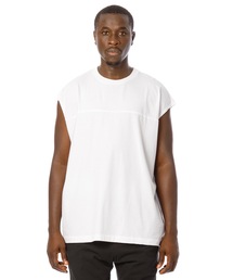 Overdyed Football Sleeveless Top / 後染めフットボールスリーブレストップ