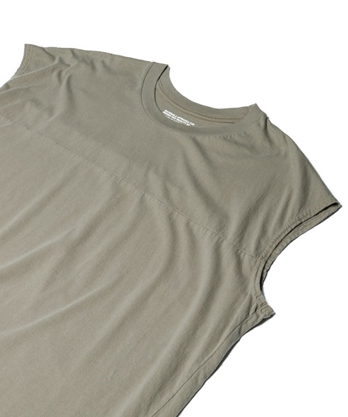 Sandinista(サンディニスタ)の「Overdyed Football Sleeveless Top / 後染めフットボールスリーブレストップ(Tシャツ/カットソー・メンズ・オレンジ系その他/ホワイト/ベージュ系その他/ネイビー・SMALL/MEDIUM/LARGE)」の19枚目の写真