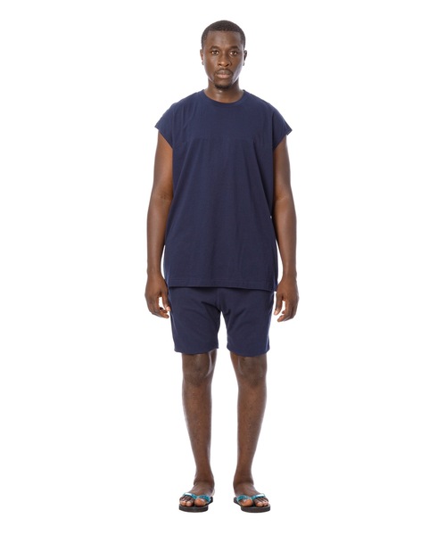Sandinista(サンディニスタ)の「Overdyed Football Sleeveless Top / 後染めフットボールスリーブレストップ(Tシャツ/カットソー・メンズ・オレンジ系その他/ホワイト/ベージュ系その他/ネイビー・SMALL/MEDIUM/LARGE)」の7枚目の写真