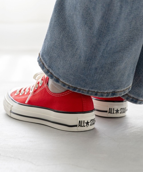 CONVERSE（コンバース）の「CONVERSE コンバース ALL STAR AGED OX オールスター エイジド ローカット スニーカー（スニーカー・レディース・レッド/ネイビー・26.5cm/26.0cm/25.5cm/25.0cm/24.5cm/24.0cm/23.5cm/23.0cm/22.5cm/22.0cm）」の7枚目の写真