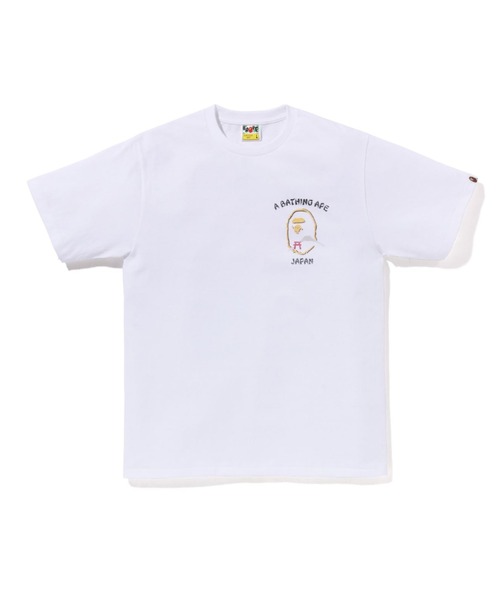 A BATHING APE(アベイシングエイプ)の「JAPAN SOUVENIR TEE #1(Tシャツ/カットソー・メンズ・ブラック/ホワイト・LARGE/XX-LARGE/SMALL/MEDIUM/X-LARGE)」の1枚目の写真